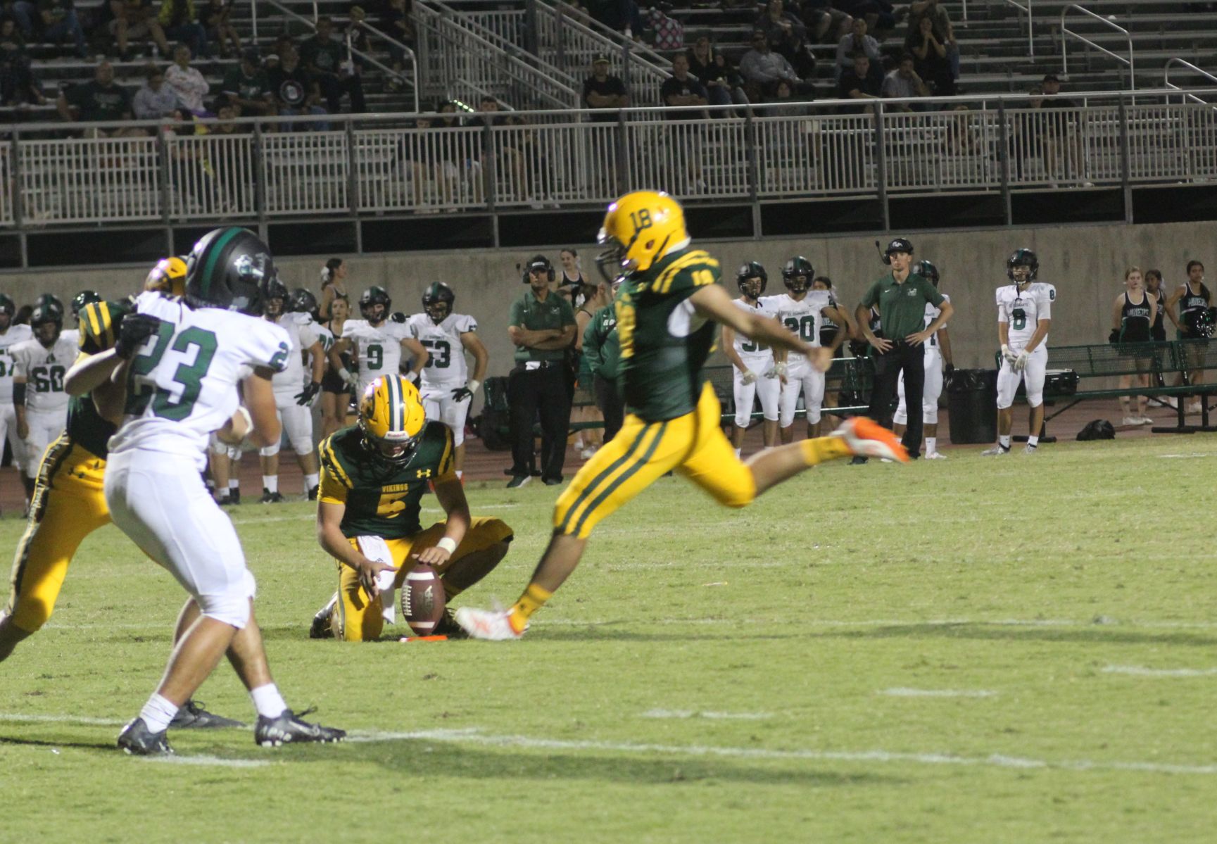 Vikings' defense dominates the Miners, remain undefeated at 5-0